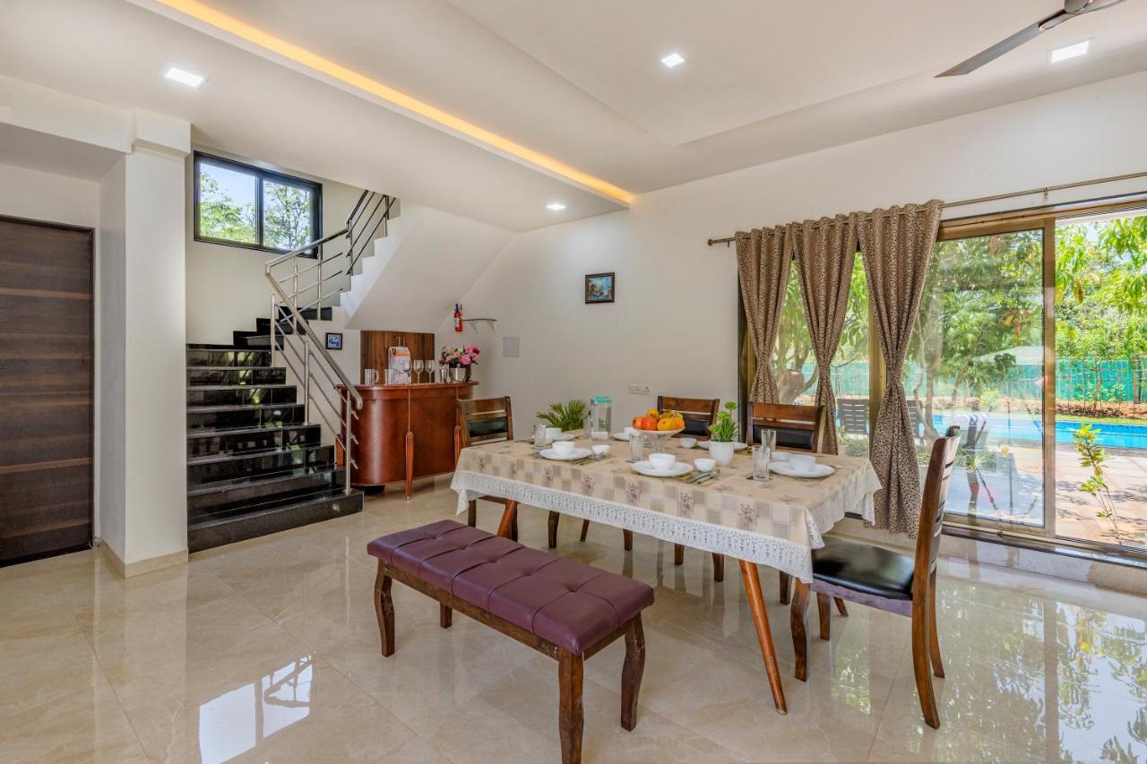 Saffronstays Lakeview Nivara - Farm Stay Villa With Private Pool Near Πούνε Εξωτερικό φωτογραφία