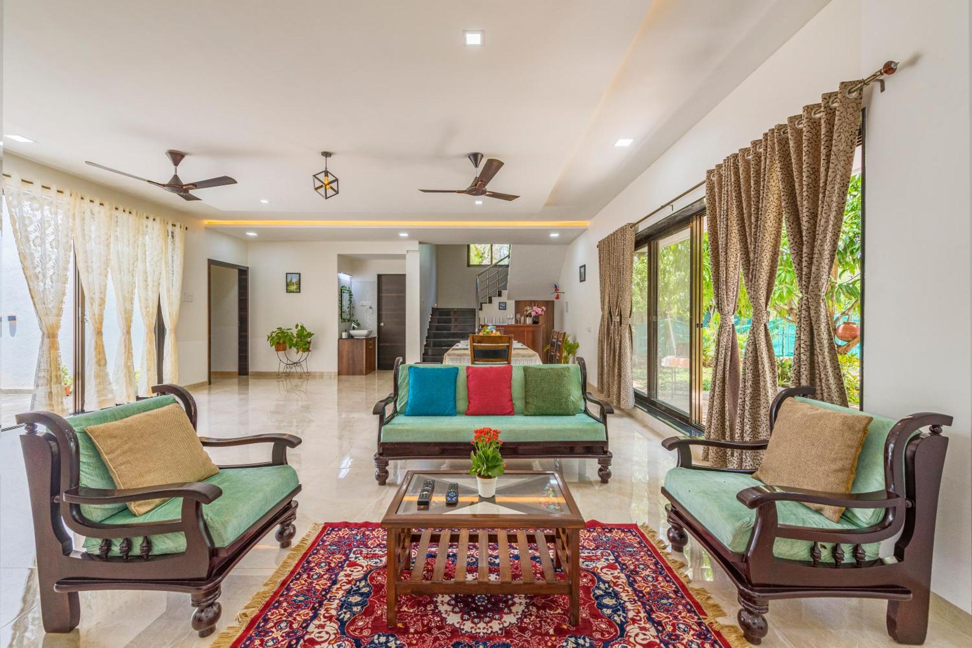 Saffronstays Lakeview Nivara - Farm Stay Villa With Private Pool Near Πούνε Εξωτερικό φωτογραφία